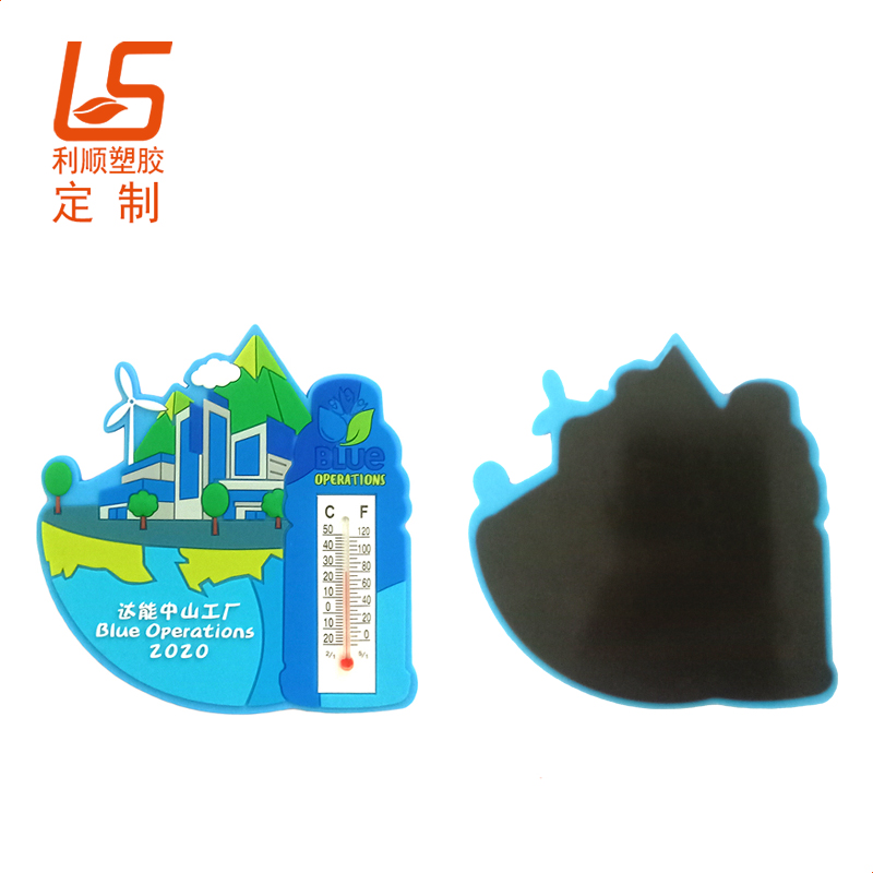 卡通軟膠溫度計(jì)冰箱貼