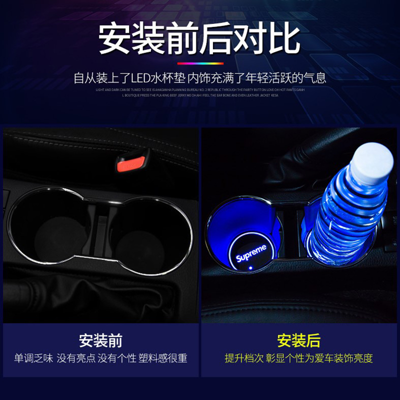 PVC軟膠LED杯墊